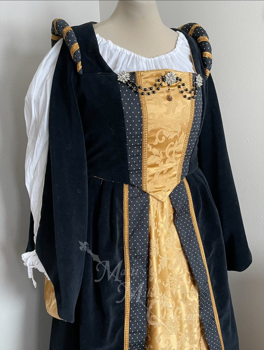 slim fit dress slacks Exclusive Antique French Black and Gold Belt Sleeveless Goddess Dress –  Camaroha Sutra main image 0