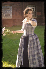 Load image into Gallery viewer, CUSTOM Colonial 18th Century Rococo Dress Gown 1700s House outfit Lace-up front
