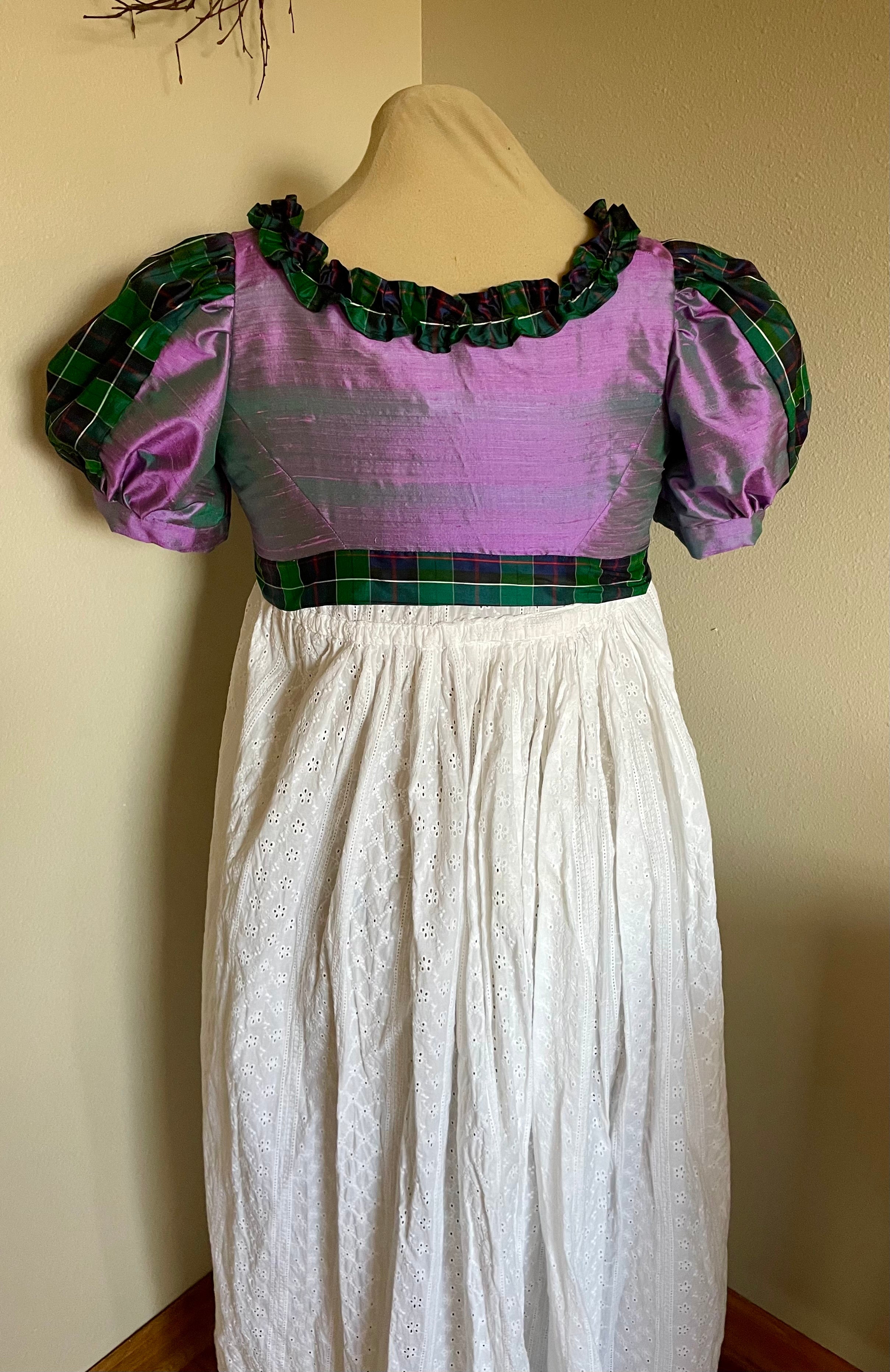 2nd Payment CUSTOm KATHY Regency Jane Austen Day Dress Spencer Short Jacket Pelisse