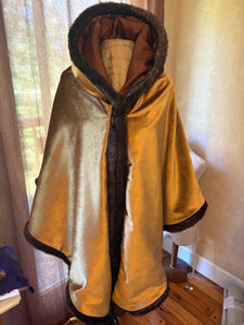 Gold Brown Cape Regency Jane Austen