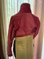 Load image into Gallery viewer, Custom Elliot embroidered spencer Regency Jane Austen Day Dress Spencer Short Jacket Pelisse
