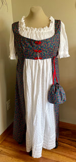 Load image into Gallery viewer, CUSTOM RESERVED Regency Jane Austen 1800s open robe
