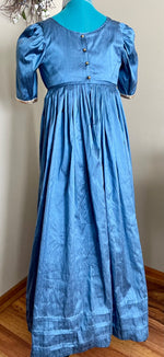 Load image into Gallery viewer, CUSTOM RESERVED Regency Jane Austen 1800s silk ball gown and magic round gown day dress
