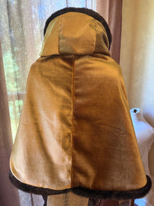 Gold Brown Cape Regency Jane Austen