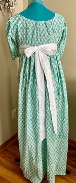 Load image into Gallery viewer, CUSTOM RESERVED Regency Jane Austen 1800s silk ball gown and magic round gown day dress
