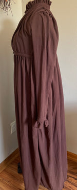 Load image into Gallery viewer, Custom reserved brown cotton dress for B
