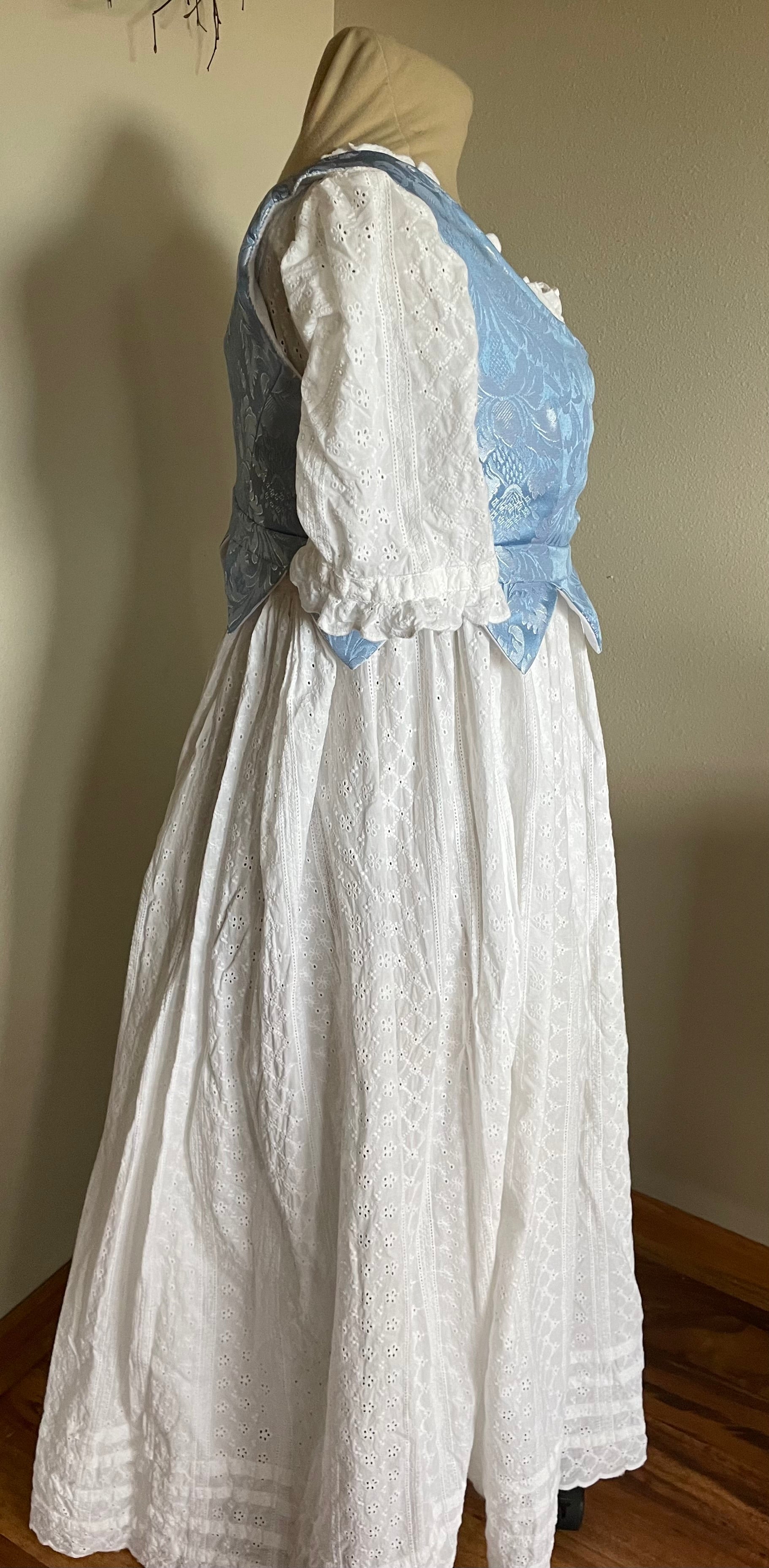 2nd Payment CUSTOm KATHY Regency Jane Austen Day Dress Spencer Short Jacket Pelisse