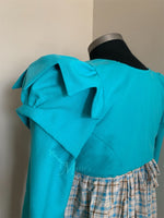 Load image into Gallery viewer, Lizzy Bennet Blue Turquoise Aqua Regency Jane Austen Day Dress Spencer Short Jacket Pelisse
