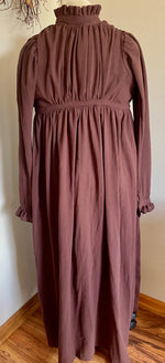 Load image into Gallery viewer, Custom reserved brown cotton dress for B
