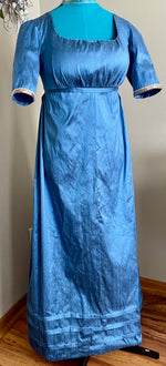 Load image into Gallery viewer, CUSTOM RESERVED Regency Jane Austen 1800s silk ball gown and magic round gown day dress
