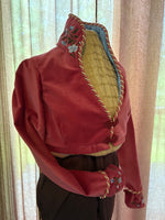 Load image into Gallery viewer, Custom Elliot embroidered spencer Regency Jane Austen Day Dress Spencer Short Jacket Pelisse
