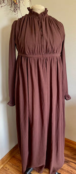 Load image into Gallery viewer, Custom reserved brown cotton dress for B
