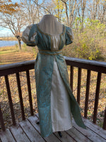 Load image into Gallery viewer, CUSTOM RESERVED Regency Jane Austen ball gown in silk
