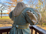 Load image into Gallery viewer, CUSTOM RESERVED Regency Jane Austen ball gown in silk
