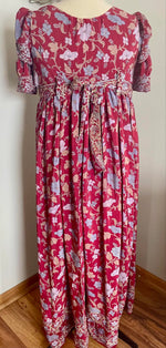 Load image into Gallery viewer, CUSTOM RESERVED Regency Jane Austen Bib Apron front dress gown
