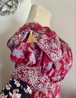 Load image into Gallery viewer, CUSTOM RESERVED Regency Jane Austen Bib Apron front dress gown
