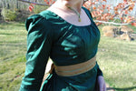 Load image into Gallery viewer, RESERVED Silk Jane Austen Style Gown Dress with sash
