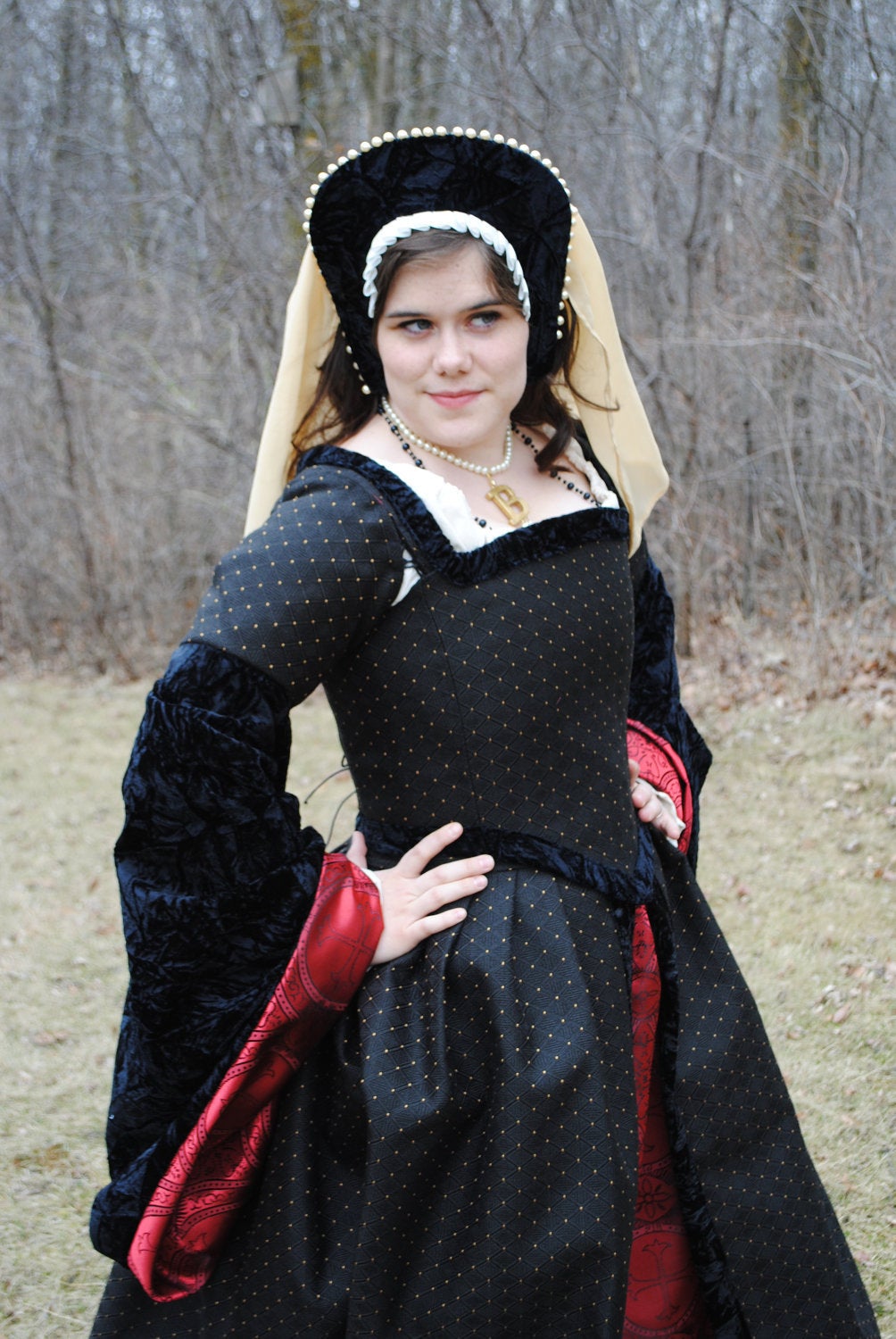 Renaissance Court Tudor dress costume with 7 pieces by MattiOnline on Matti's Millinery & Costumes Renaissance Court Tudor dress costume with 7 pieces by MattiOnline on Matti's Millinery & Costumes