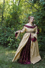 Load image into Gallery viewer, CUSTOM Renaissance Italian Borgias Ever After dress costume
