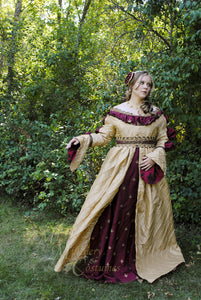 CUSTOM Renaissance Italian Borgias Ever After dress costume