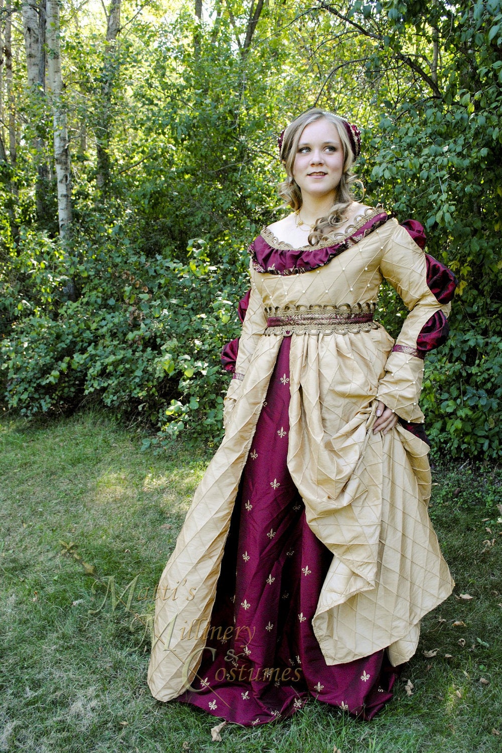 CUSTOM Renaissance Italian Borgias Ever After dress costume Matti's Millinery & Costumes CUSTOM Renaissance Italian Borgias Ever After dress costume Matti's Millinery & Costumes
