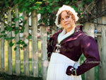 Load image into Gallery viewer, CUSTOM Regency Jane Austen Chiffon Fichu Neck Shawl Scarf in Silk Gauze

