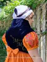 Load image into Gallery viewer, Navy Weskit Regency Jane Austen Day Dress Spencer Short Jacket Vest Pelisse
